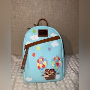 Loungefly Disney Pixar Up Carl & Ellie Balloons Mini Backpack Box Lunch